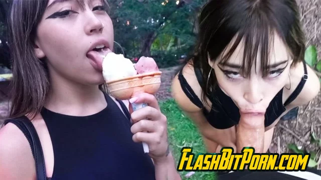 Your Valentine's date goes wild, ends up giving head in a public park (POV) - Caught, Fuck